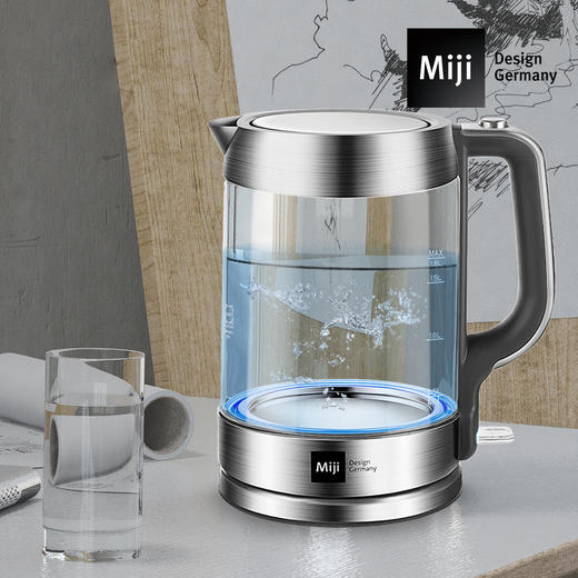 米技 电热水壶（德国肖特玻璃）HK-6001 商品图4