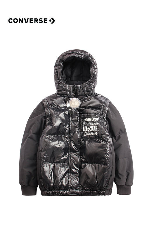 Converse匡威童衣新款男童袖子可拆保暖羽绒服连帽马甲 CV2142078 商品图4