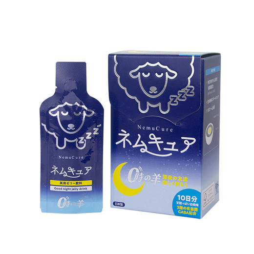 NemuCure γ-氨基丁酸乳酸菌白桃风味饮料15g*10支（0点小羊plus版）【有效期至2023-8-29】 商品图0