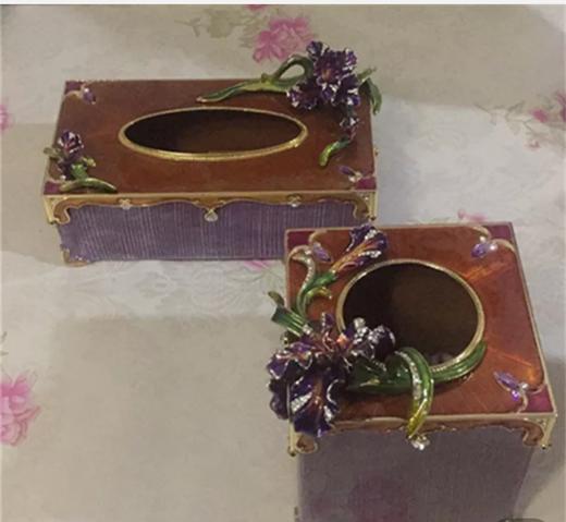 5F  隆昌瓷器     罗比罗丹纸巾盒 商品图1