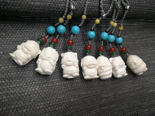 猛犸象牙十二生肖吊坠 商品图0