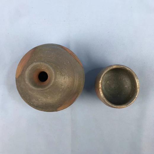 日本备前烧酒具套装 2件装 原木盒保留 实物见视频 商品图2
