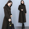 2021冬装新款简约大方英伦风毛呢外套优雅舒适长款呢子大衣 HR-ZMFS21133 商品缩略图1