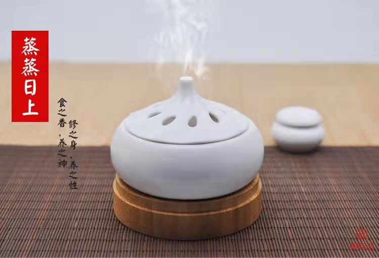 小笼包电熏香炉 绿奇楠香薰料 含香薰料套餐 20091774