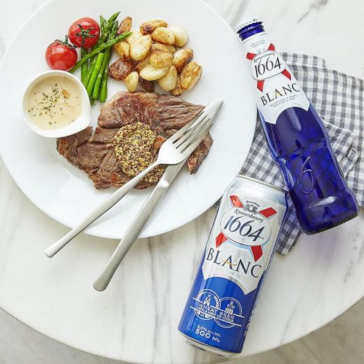 【部分地区缺货预售，现货48h发货】1664白啤218ml*24瓶啤酒 商品图4