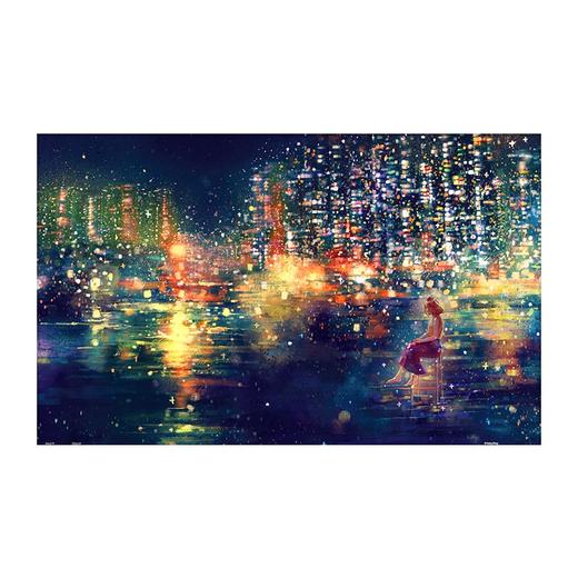 【折扣商品 不退不换】1000片 平面拼图 塑料拼图 H2380 CaringWong-地上的星星 商品图0