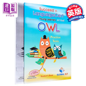 Succeed in LanguageCert Young Learners A1 ESOL OWL 备考朗思少儿英语考试测试练习自学套装小学 Global ELT