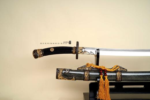 三希堂 绝影系列 错金龙纹清刀 未开刃 商品图5