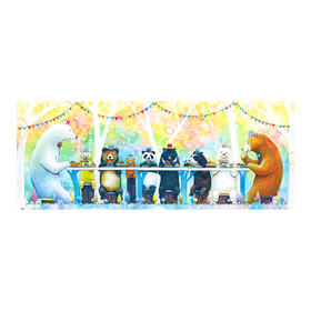 【折扣商品 不退不换】1000片 全景平面拼图 塑料拼图 H2332 Yosi- 幸福餐桌