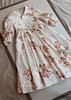 Renlisu ×AS 浅麦色叠领石榴印花露肩袖连衣裙 商品缩略图3