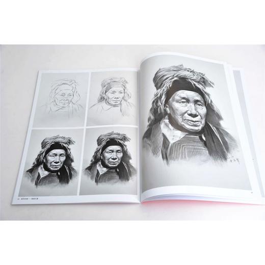 联考冲刺 素描头像 黄启覃 素描头像结构临摹范本 商品图3