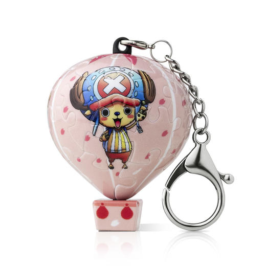 【折扣商品 不退不换】28片 热气球造型 钥匙扣拼图 AB1003 One Piece-乔巴 商品图0