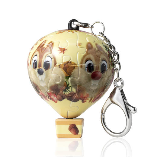 【折扣商品 不退不换】28片 热气球钥匙扣拼图 AB1010 奇奇与蒂蒂系列- 兄弟同心 商品图0