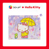 150片 迷你拼图 塑料拼图 P1433 Hello Kitty 下雨天 （配小画框） 商品缩略图0