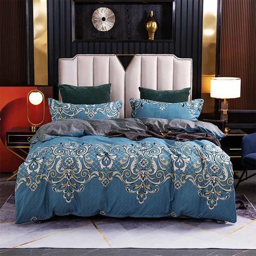 蔚月雅暖绒磨毛四件套超值组 商品图2