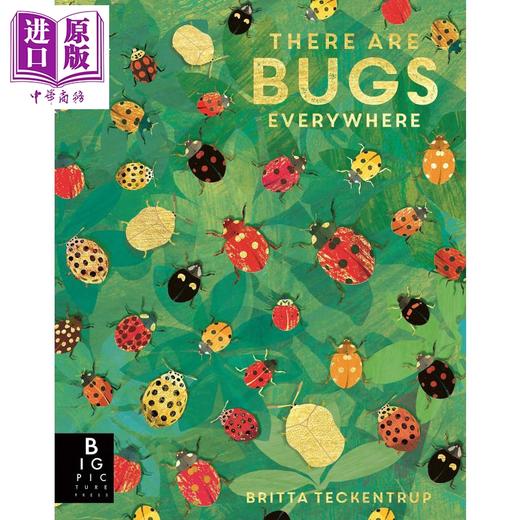 预售 【中商原版】Britta Teckentrup There are Bugs Everywhere 四周的瓢虫 英文原版进口图书 非小说类儿童绘本 动物知识百科普 商品图0