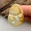 派瑞翡翠 翡翠挂件 冰糯种 黄翡 商品缩略图2