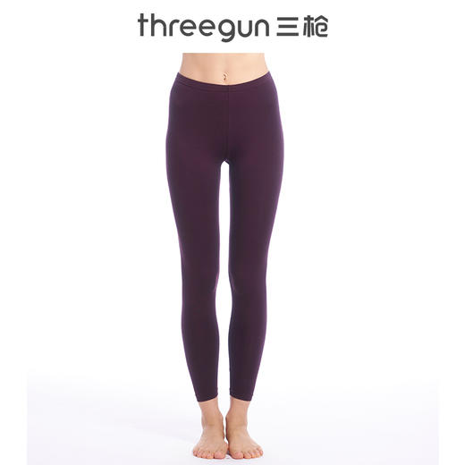 Threegun三枪 【维耐寒】薄加暖女士打底裤保暖长裤-60774B021 商品图3