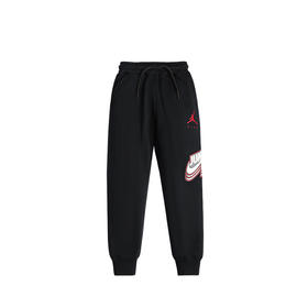 乔丹童衣童装冬男童加绒针织松紧腰运动长裤 JD2142026