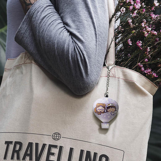 【折扣产品 不退换】28片 热气球造型 钥匙扣拼图AB1018 樱桃小丸子- 猫咪晚安 商品图2