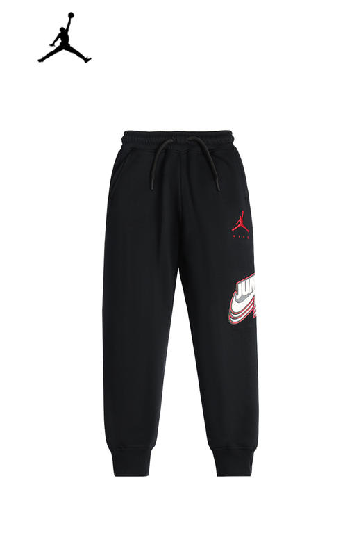 乔丹童衣童装冬男童加绒针织松紧腰运动长裤 JD2142026 商品图4