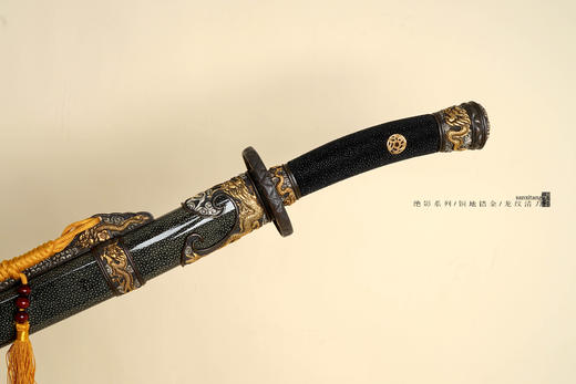 三希堂 绝影系列 错金龙纹清刀 未开刃 商品图7