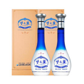 洋河梦之蓝m1-52度-浓香型白酒-500ml-多规格可选