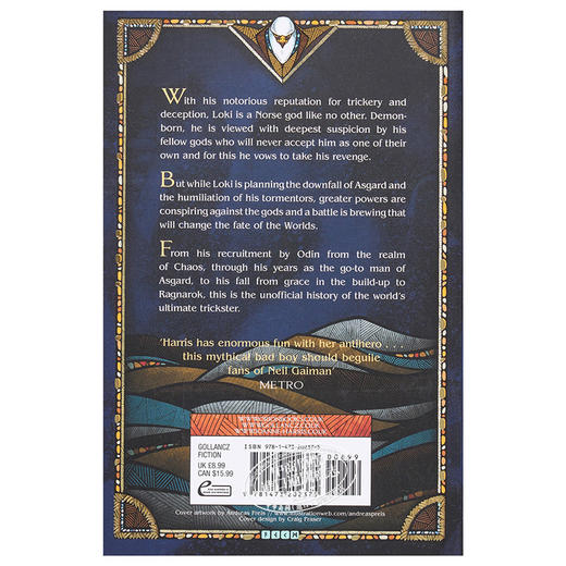 预售 【中商原版】洛基启示录 豆瓣高分 英文原版 The Gospel of Loki Joanne M Harris 商品图1