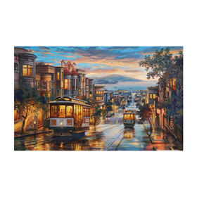 1000片平面拼图 塑料拼图 H2362 Evgeny Lushpin- 幸福缆车