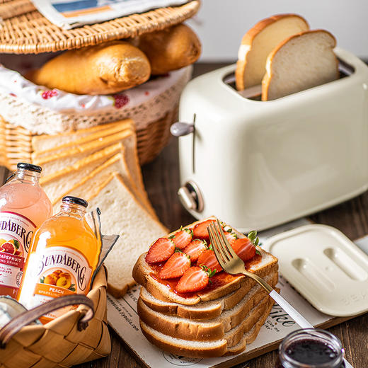 【小程序】小熊（Bear）烤面包机家用全自动多功能多士炉 烘烤不锈钢2片吐司加热机三明治机早餐机DSL-C02K8 商品图6