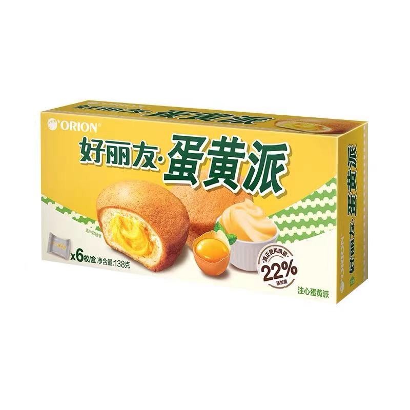 好丽友蛋黄派138g