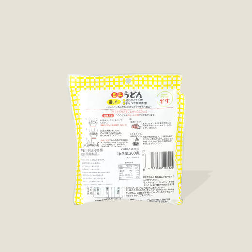 鸭川手延乌冬面 200g 商品图1
