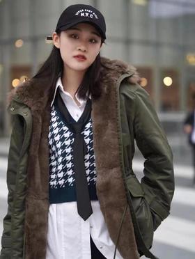 3楼 哥弟3穿可拆卸皮草