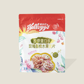 家乐氏胶原蛋白肽玫瑰荔枝水果麦片 348g