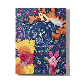 366片 无框时钟拼图 平面拼图 HK1017 小熊维尼系列-甜蜜花园