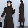 2021冬装新款简约大方英伦风毛呢外套优雅舒适长款呢子大衣 HR-ZMFS21133 商品缩略图2