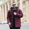 【超大码】【新款DJY】冬季新品中长款羽绒服男士白鸭绒加肥加大码加厚加绒保暖 商品缩略图2