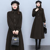2021冬装新款简约大方英伦风毛呢外套优雅舒适长款呢子大衣 HR-ZMFS21133 商品缩略图3