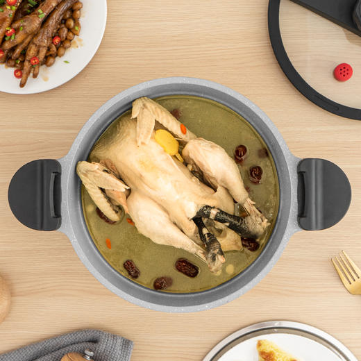 Debo德铂贝恩德新时代铝合金微压锅不粘汤锅 商品图7