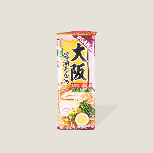 五木大阪酱油白汤味速食挂面 176g 商品图0