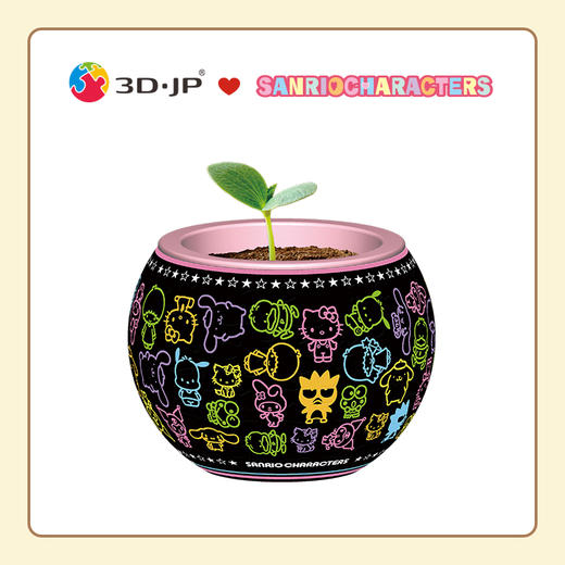 80片 盆栽拼图 K1060 Sanrio Characters 夜光派对 商品图0