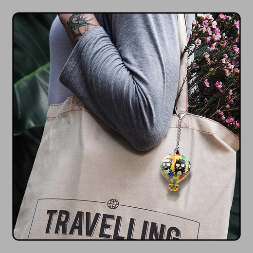 【折扣商品 不退不换】28片 热气球造型 钥匙扣拼图 AB1026 Bad Badtz-Maru 酷小孩 商品图3