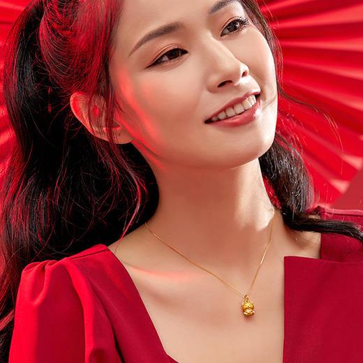 潮宏基爱乐虎足金挂坠 商品图6