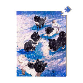 【折扣商品 不退不换】150片 迷你拼图 平面拼图 P1431 三白蝉 - 冬雪