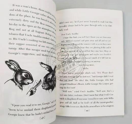 小兔希尔 英文原版 Rabbit Hill 兔子坡 Robert Lawson 罗伯特罗素 英文版儿童文学小说故事书 纽伯瑞奖 商品图1