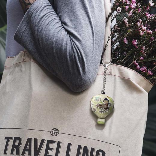 【折扣产品 不退换】28片 热气球造型 钥匙扣拼图 AB1017 樱桃小丸子- 英伦午后 商品图2