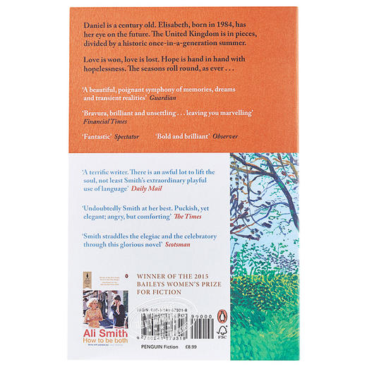 【中商原版】阿莉 史密斯 秋天 季节四部曲 Autumn 英文原版 Ali Smith 商品图1