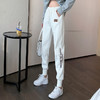 欧洲站字母运动休闲卫裤女2021年春秋新款远动时尚ins潮学生九分 商品缩略图0