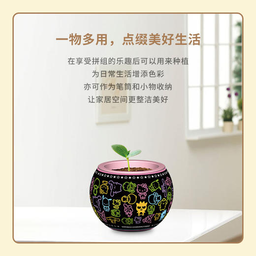 80片 盆栽拼图 K1060 Sanrio Characters 夜光派对 商品图2