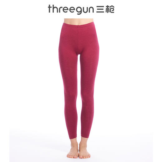 Threegun三枪 【维耐寒】薄加暖女士打底裤保暖长裤-60774B021 商品图2